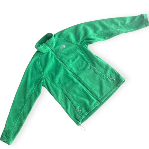 The North Face Green Fleece Full Zip Jacket - Picture 3 of 7